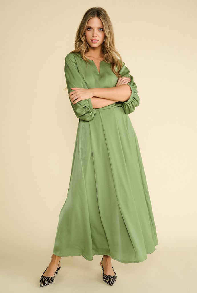 BLOUSE A676 GREEN EYES_SKIRT A677 GREEN EYES