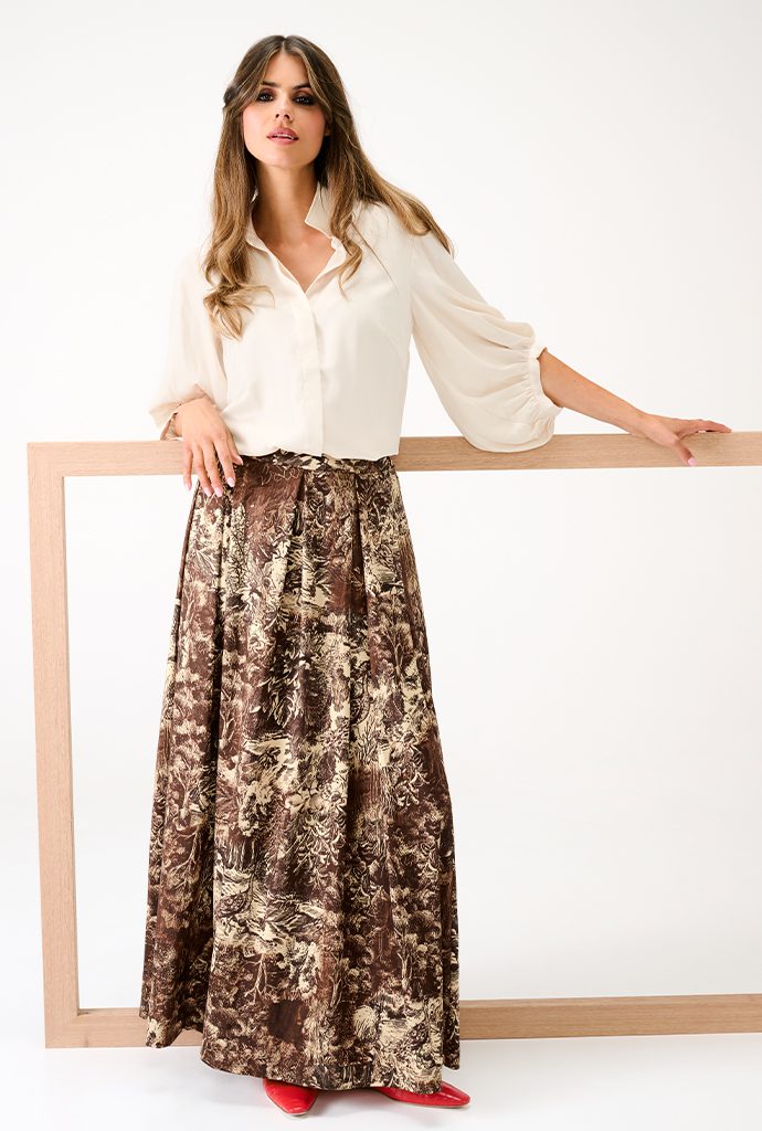 BLOUSE B773 BIRCH SKIRT B258 P024