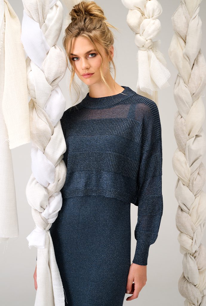 DRESS B494 ISIGNIA BLUE