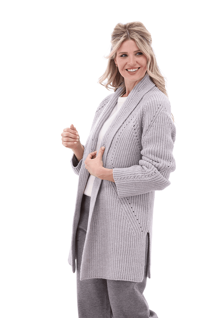 GILET B809 GREY MELANGE