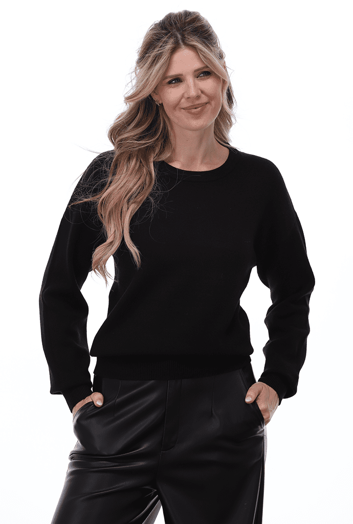 KNIT 865 BLACK + PANTS BLACK WIJD_1