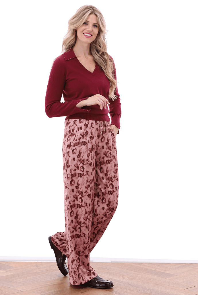 KNIT B825 BURGUNDY + PANTS B781 P051_9