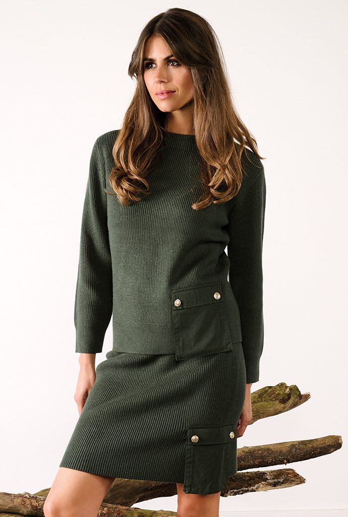 KNIT B842 CLIMBING IVY