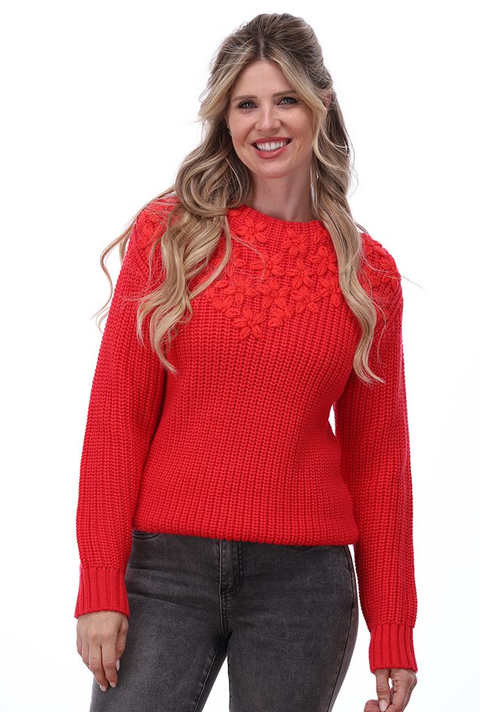 KNIT B853 TOMATO