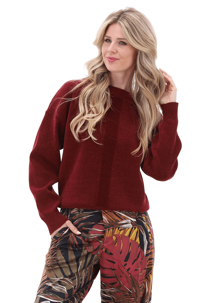 PULL B833 BURGUNDY + PANTS B210 P027 (2)
