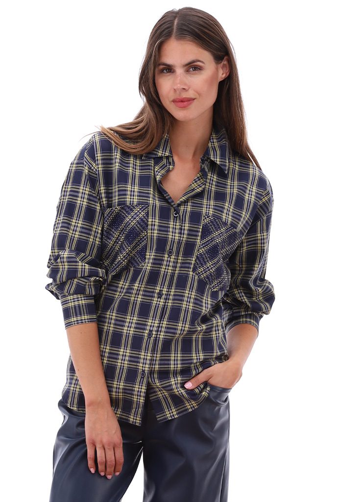 SHIRT B791 YELLOW PANTS BLUE NIGHTS
