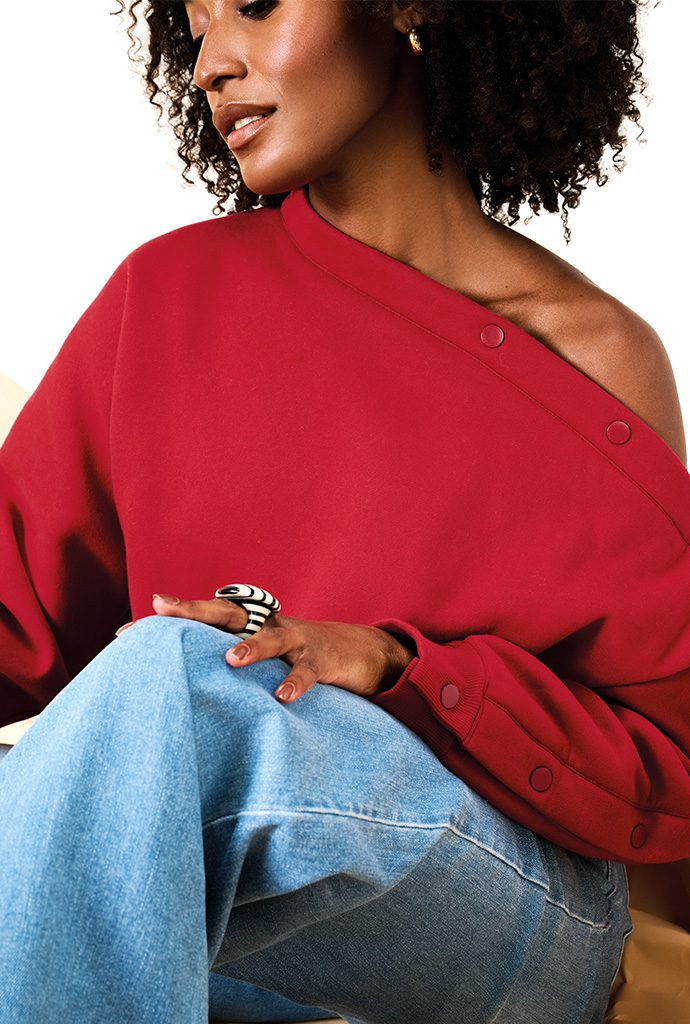 SWEATER B703 RIO RED