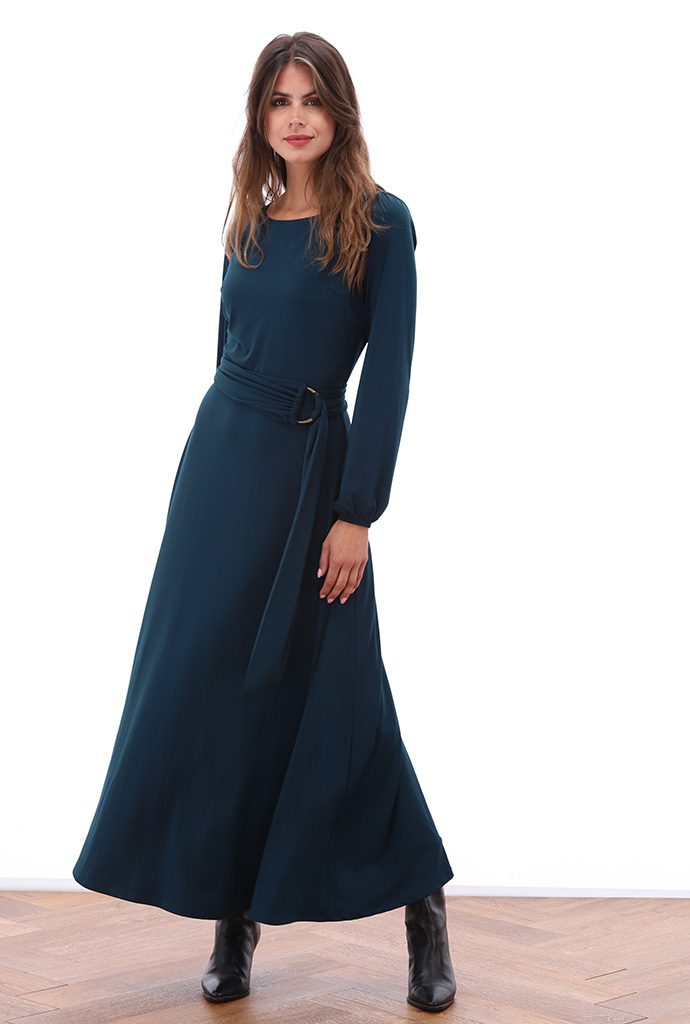 DRESS B194 DEEP TEAL_20