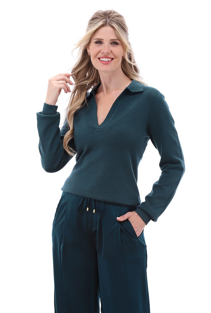 KNIT B864 DEEP TEAL PANTS B771 DEEP TEAL