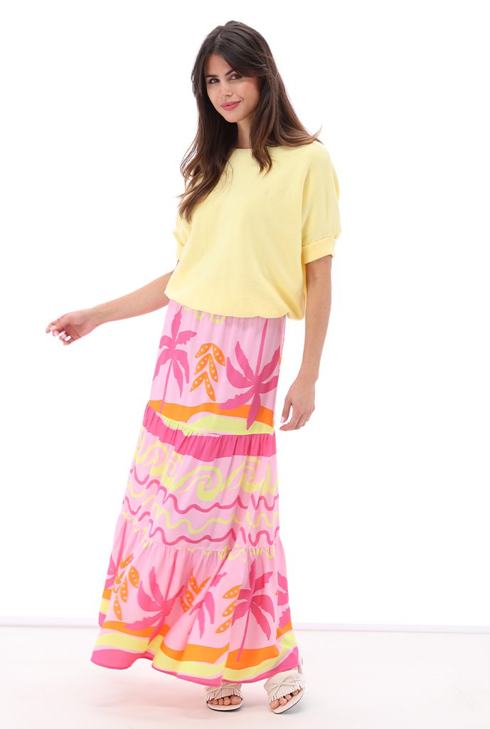 KNIT C806L LEMON MERINGUE SKIRT C160L P121