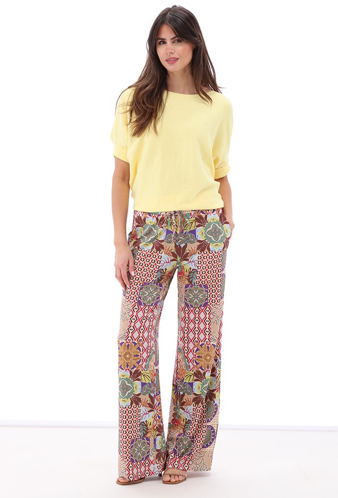 KNIT C806L LEMON MERINGUE TROUSERS C315 P103