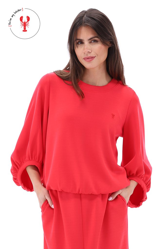 SWEAT C601L TOMATO SKIRT C609L TOMATo