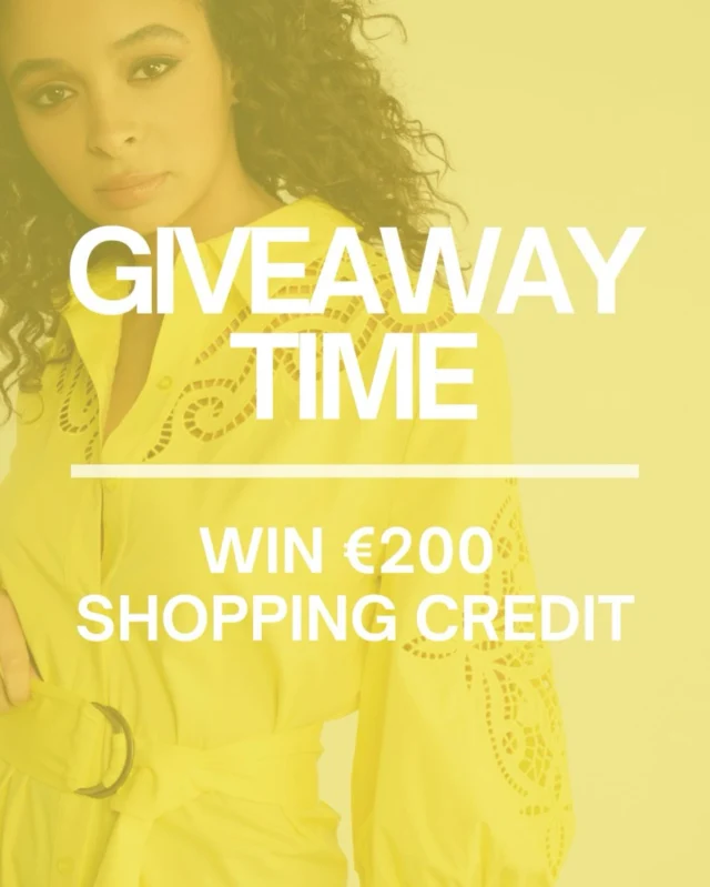 𝗪𝗜𝗡 €𝟮𝟬𝟬 𝗦𝗛𝗢𝗣𝗣𝗜𝗡𝗚 𝗖𝗥𝗘𝗗𝗜𝗧
With MOM’S 🌼 DAY just around the corner…we’re in the mood to spoil someone… maybe you’ll be the lucky one? 
How to enter:
❤️ Like this post
👀 Follow us
👯‍♀️ Tag 3 fashion lovers
‼️ Ends Saturday 10/05/2025
🌼 Treat yourself, gift your mom, 
or share the love…
🌼 Winner announced on Mother’s Day — Sunday, May 11 🌼