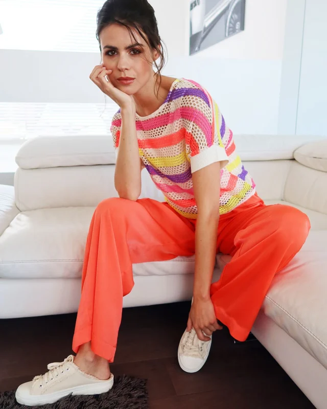 The brighter the outfit, the better the day💥
SHOP ONLINE!
Knit A870 multi color
Pants A673 orangeade
~ link in bio ~ 
#ExpressYourself #summercollection #Kdesign #SS25 #Belgiandesign #Belgianbrand #Belgianfashion #MyKdesign #StayFresh #knit #pants #orange #colorcrush
@isolderoels @larissadc